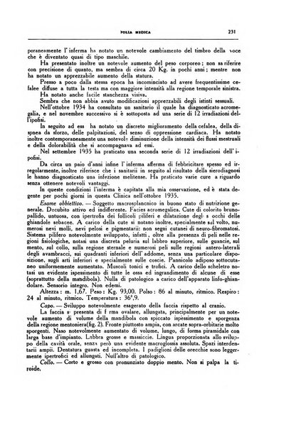 Folia medica periodico trimensile di patologia e clinica medica