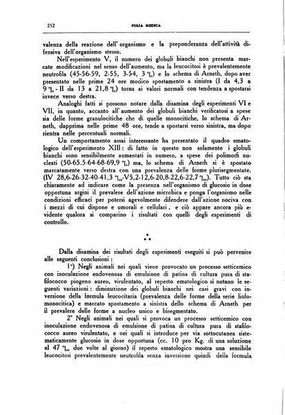 Folia medica periodico trimensile di patologia e clinica medica