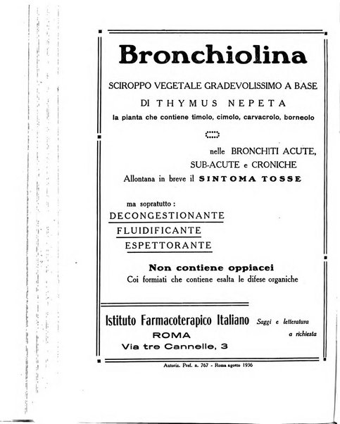 Folia medica periodico trimensile di patologia e clinica medica