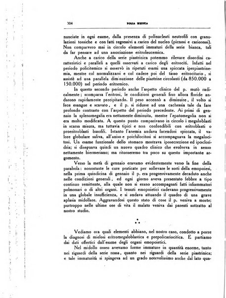 Folia medica periodico trimensile di patologia e clinica medica