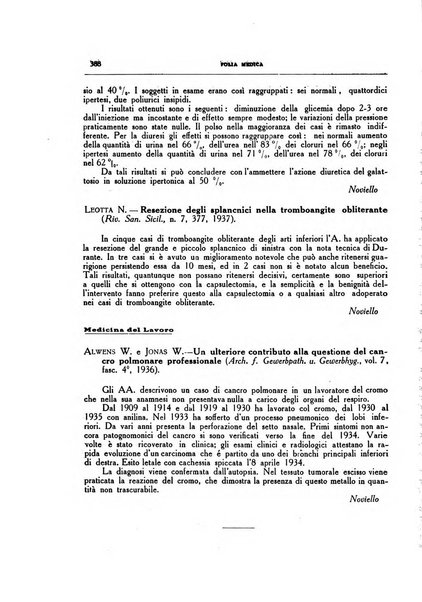 Folia medica periodico trimensile di patologia e clinica medica