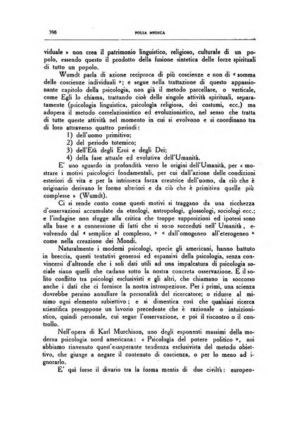 Folia medica periodico trimensile di patologia e clinica medica