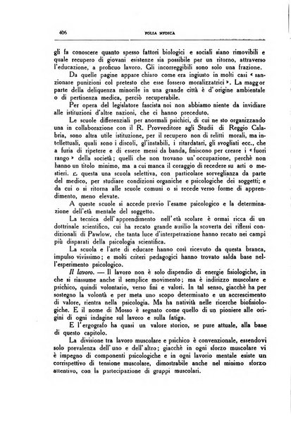 Folia medica periodico trimensile di patologia e clinica medica