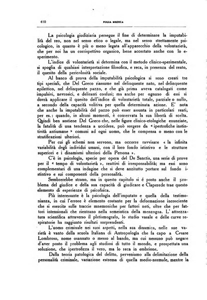 Folia medica periodico trimensile di patologia e clinica medica