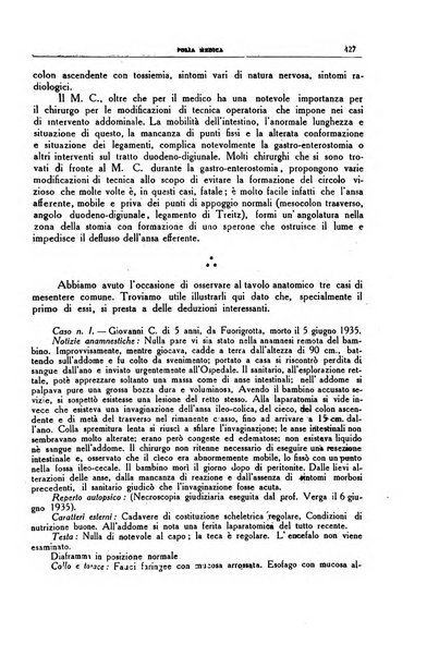 Folia medica periodico trimensile di patologia e clinica medica