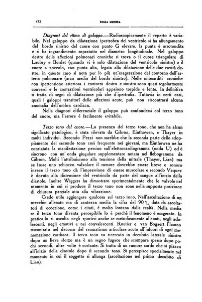 Folia medica periodico trimensile di patologia e clinica medica