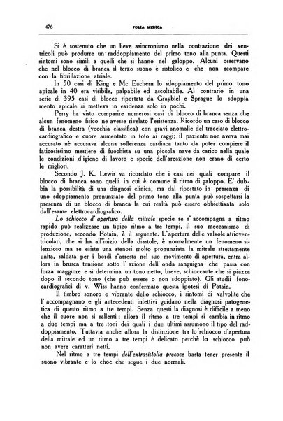 Folia medica periodico trimensile di patologia e clinica medica