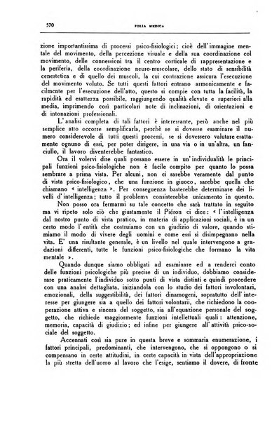 Folia medica periodico trimensile di patologia e clinica medica