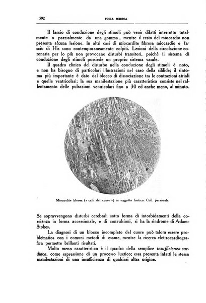 Folia medica periodico trimensile di patologia e clinica medica