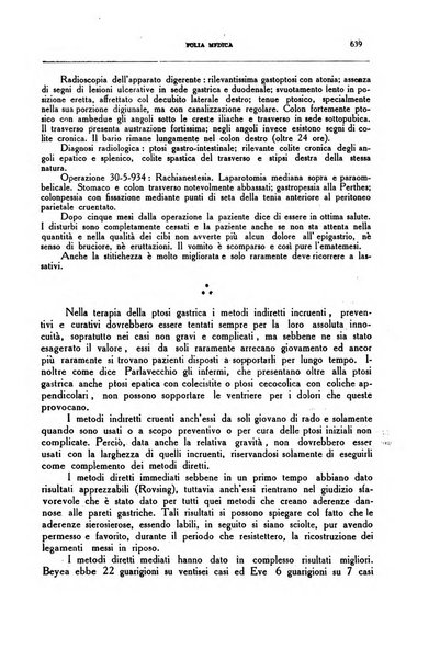 Folia medica periodico trimensile di patologia e clinica medica