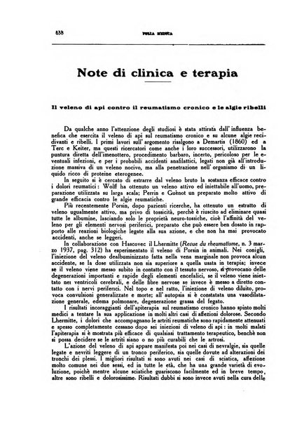 Folia medica periodico trimensile di patologia e clinica medica