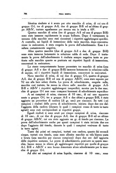 Folia medica periodico trimensile di patologia e clinica medica