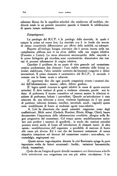 Folia medica periodico trimensile di patologia e clinica medica