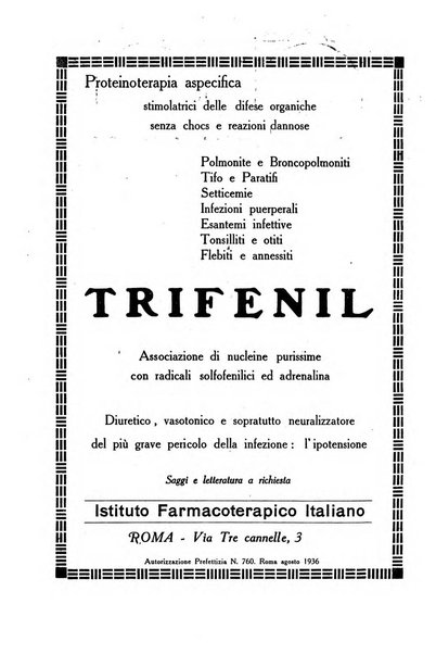 Folia medica periodico trimensile di patologia e clinica medica