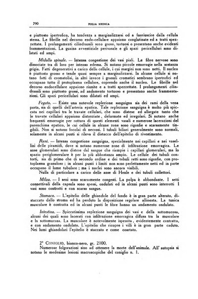 Folia medica periodico trimensile di patologia e clinica medica