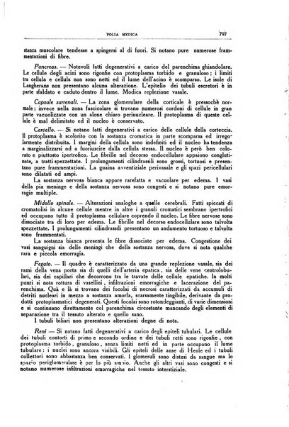 Folia medica periodico trimensile di patologia e clinica medica