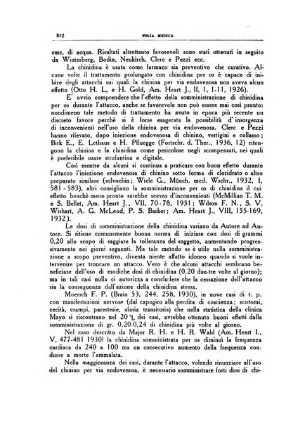 Folia medica periodico trimensile di patologia e clinica medica