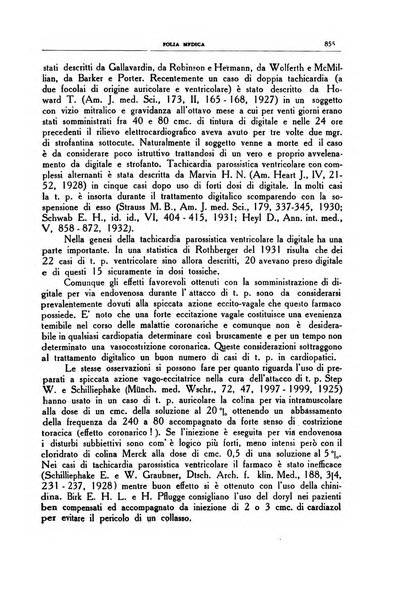 Folia medica periodico trimensile di patologia e clinica medica