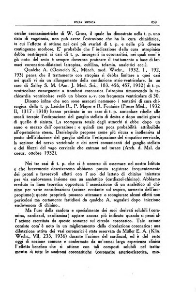 Folia medica periodico trimensile di patologia e clinica medica