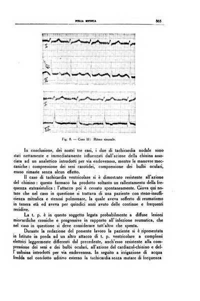 Folia medica periodico trimensile di patologia e clinica medica