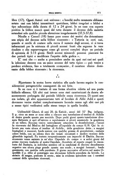 Folia medica periodico trimensile di patologia e clinica medica