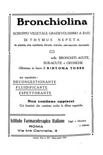 Folia medica periodico trimensile di patologia e clinica medica