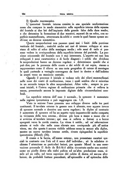 Folia medica periodico trimensile di patologia e clinica medica