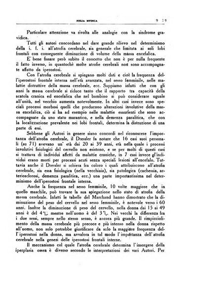 Folia medica periodico trimensile di patologia e clinica medica