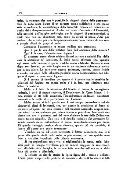 Folia medica periodico trimensile di patologia e clinica medica