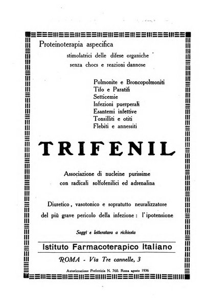 Folia medica periodico trimensile di patologia e clinica medica