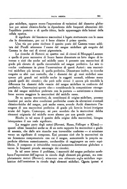 Folia medica periodico trimensile di patologia e clinica medica