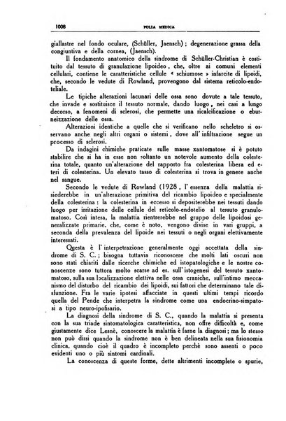 Folia medica periodico trimensile di patologia e clinica medica