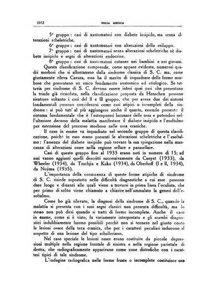 Folia medica periodico trimensile di patologia e clinica medica