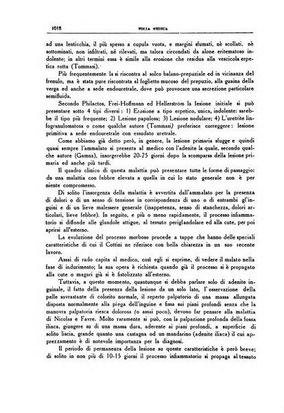 Folia medica periodico trimensile di patologia e clinica medica