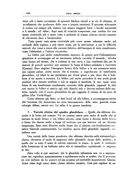 Folia medica periodico trimensile di patologia e clinica medica