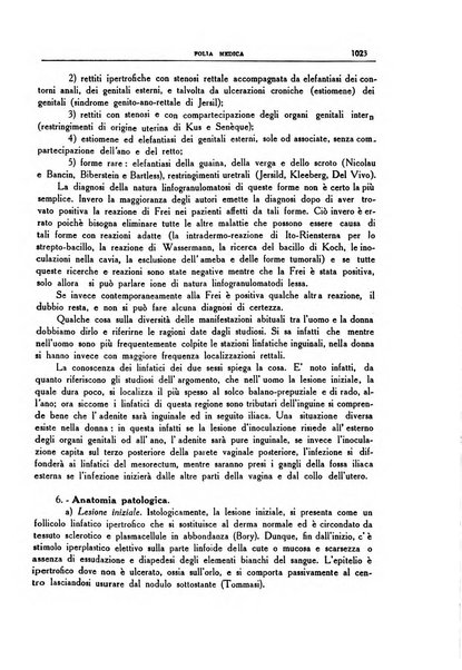 Folia medica periodico trimensile di patologia e clinica medica