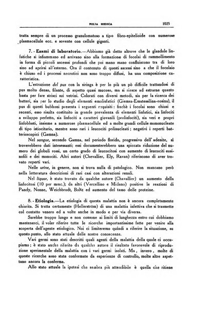 Folia medica periodico trimensile di patologia e clinica medica