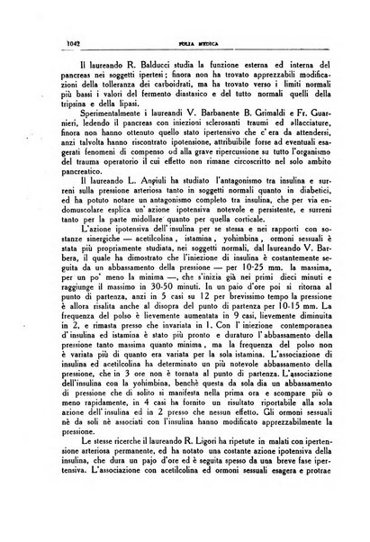 Folia medica periodico trimensile di patologia e clinica medica