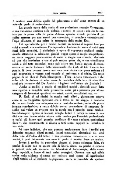 Folia medica periodico trimensile di patologia e clinica medica