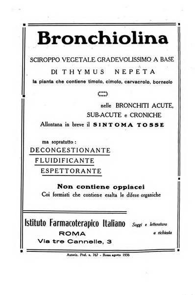 Folia medica periodico trimensile di patologia e clinica medica