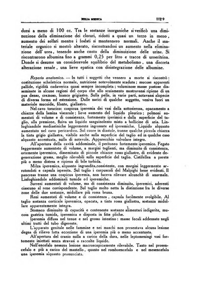 Folia medica periodico trimensile di patologia e clinica medica