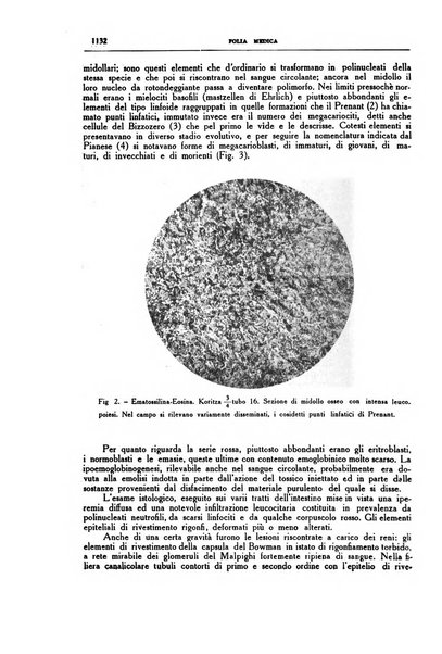 Folia medica periodico trimensile di patologia e clinica medica