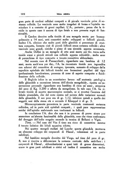 Folia medica periodico trimensile di patologia e clinica medica