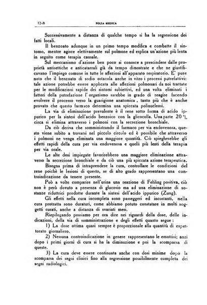 Folia medica periodico trimensile di patologia e clinica medica