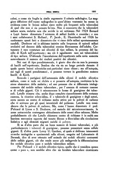 Folia medica periodico trimensile di patologia e clinica medica