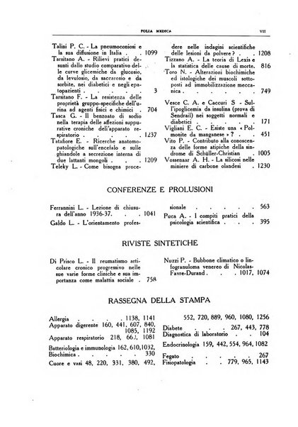 Folia medica periodico trimensile di patologia e clinica medica