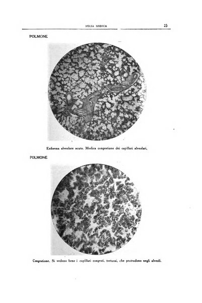 Folia medica periodico trimensile di patologia e clinica medica