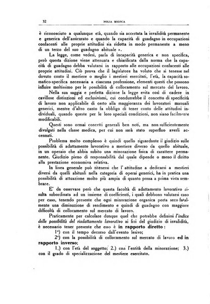 Folia medica periodico trimensile di patologia e clinica medica