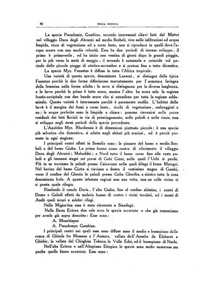 Folia medica periodico trimensile di patologia e clinica medica