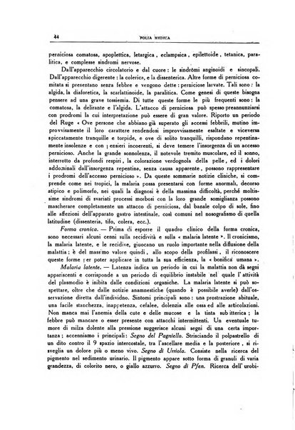 Folia medica periodico trimensile di patologia e clinica medica